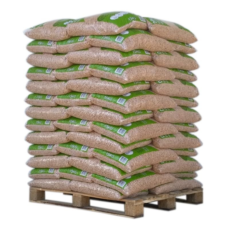 Pellet Din Pellets – Palette Mit 65 Säcken Zu 15 Kg Pellet Din Pellets – Palette Mit 65 Säcken Zu 15 Kg
